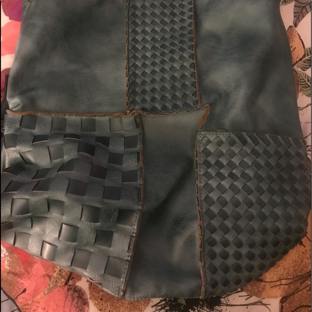 Green purse from Donna saks